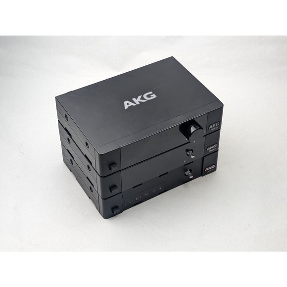 LOT OF 3 AKG DMS100-SR100 Wireless Receiver 2402-2480 MHz No Power Supply As Is